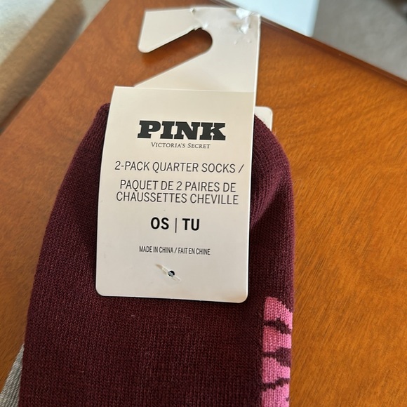 2pair VS PINK quarter socks - Picture 3 of 7